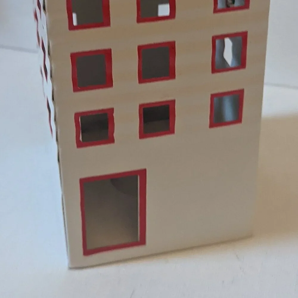 NWT Mini Christmas Tree Village Contemporary House Ashland Holiday Home Decor - Picture 5 of 7